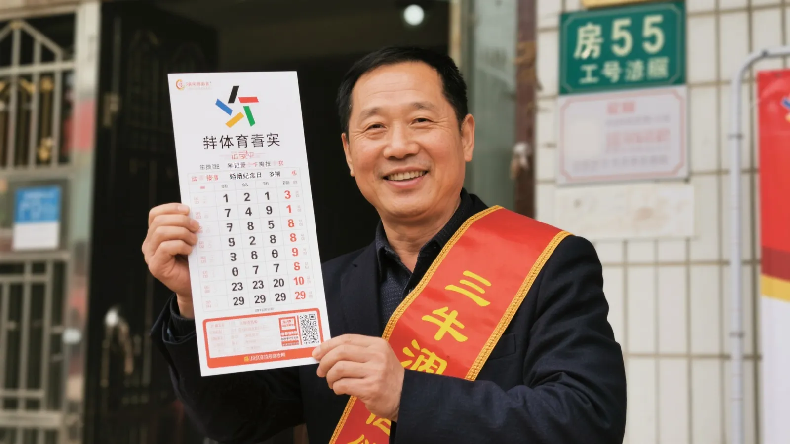 体彩忠实粉丝喜获排列游戏300万大奖，车牌号成选号幸运符