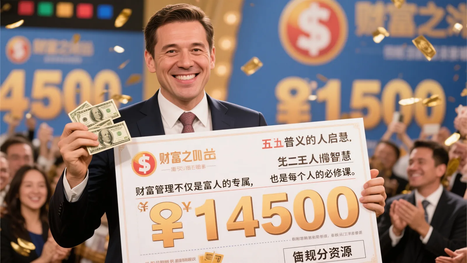 512万大奖得主现身兑奖：奖金先存银行，未来计划待定