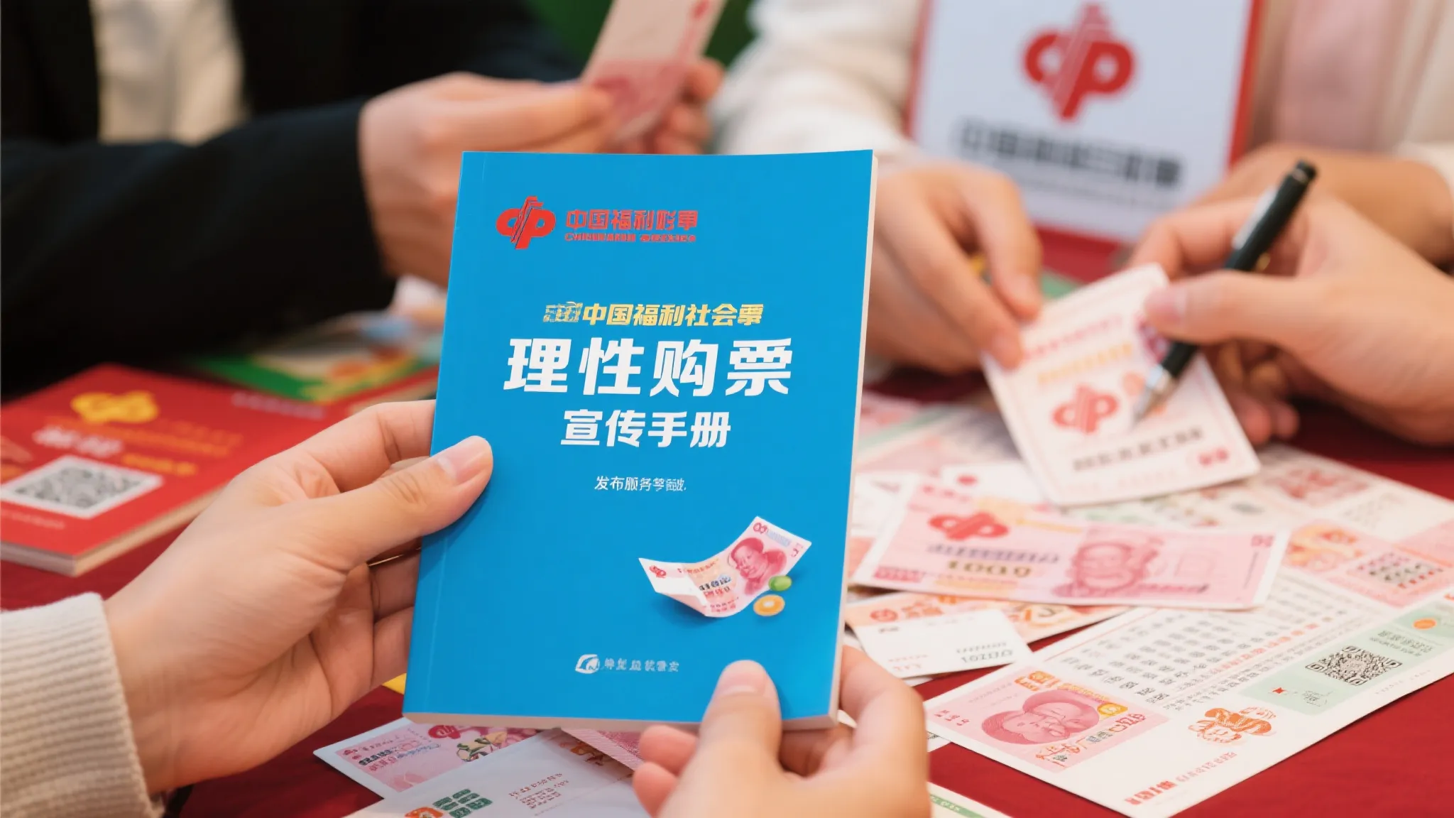中国福利彩票发布宣传手册，倡导理性购彩理念