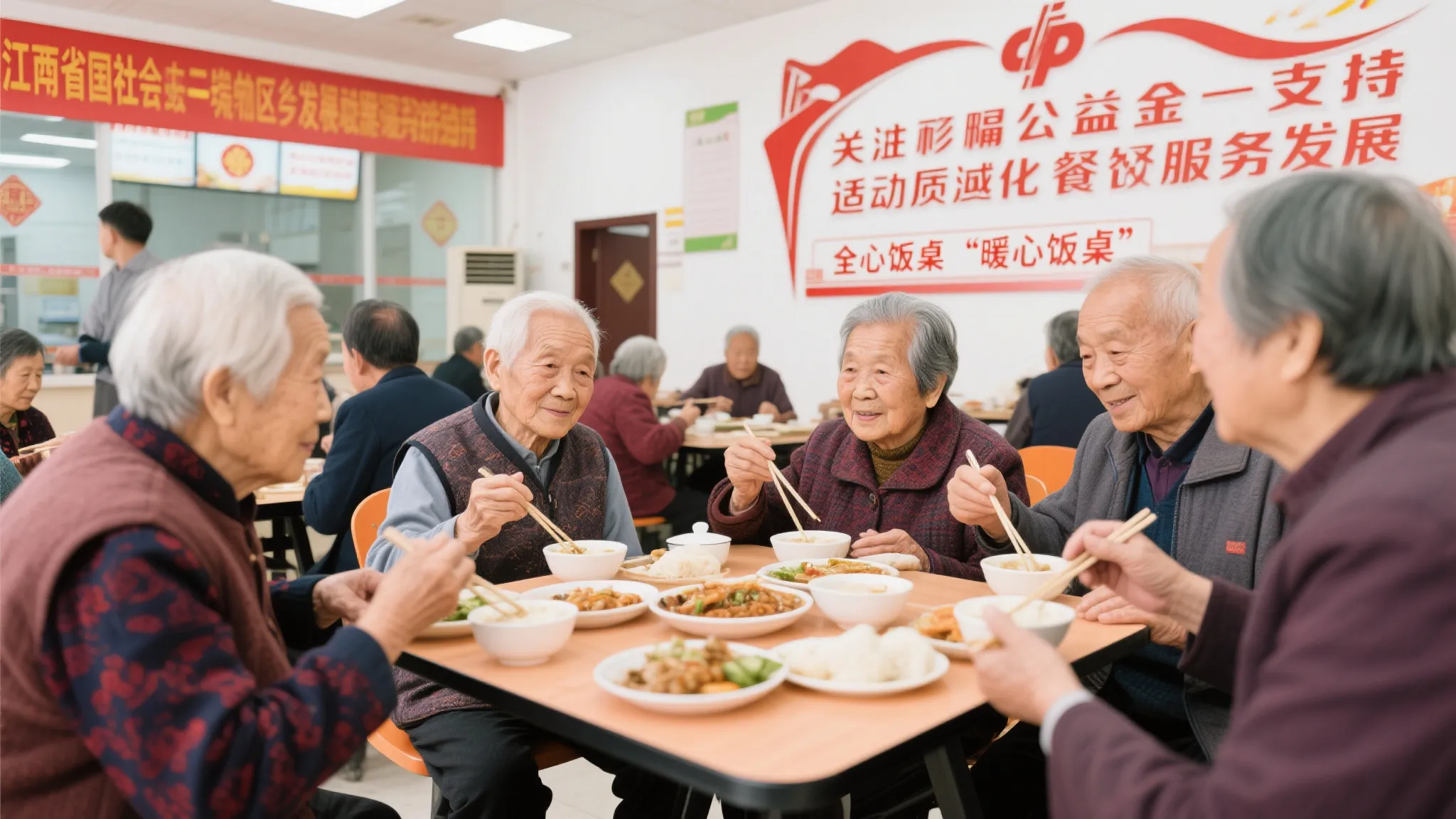 江西福彩公益金推动老年助餐服务升级