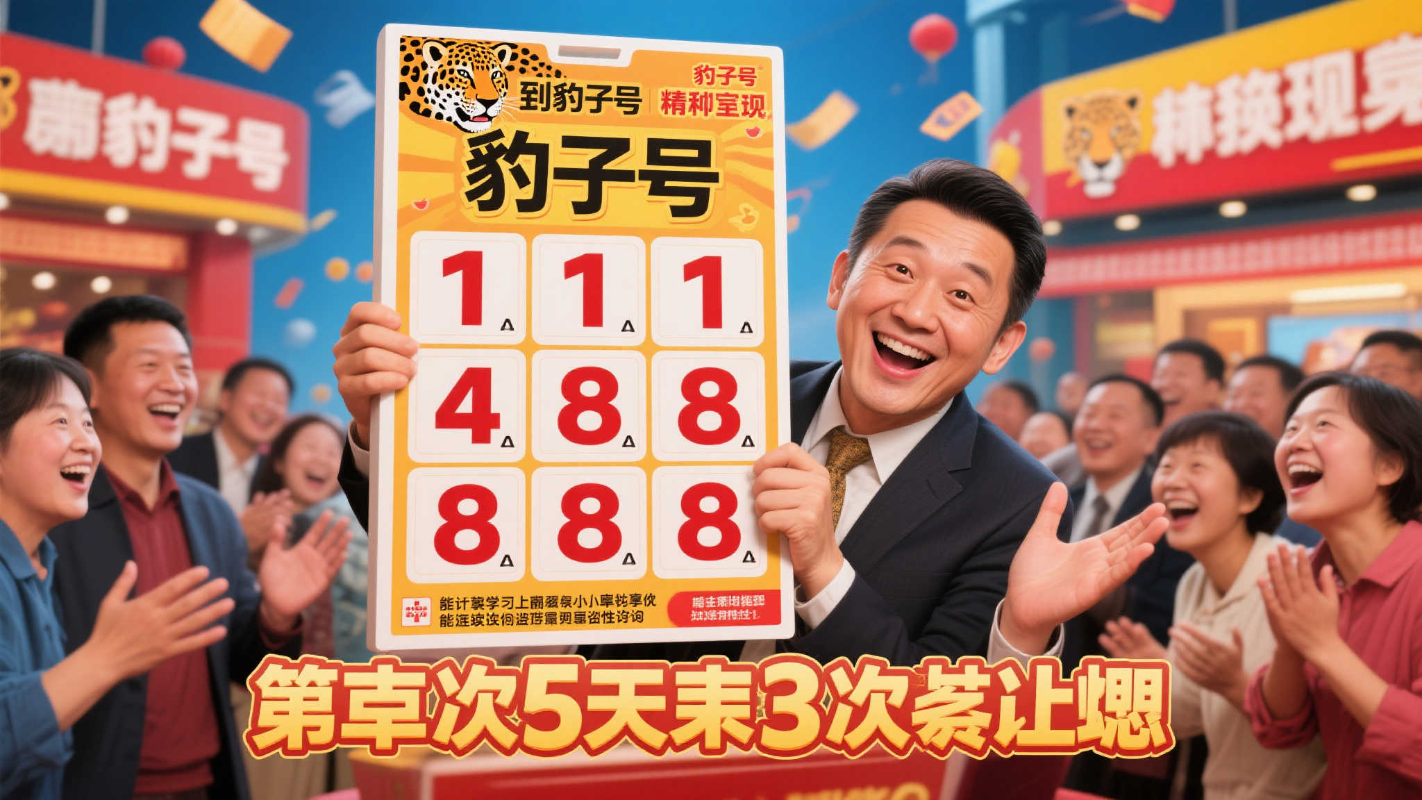 福彩体彩5天3现豹子号 再现4月罕见一幕