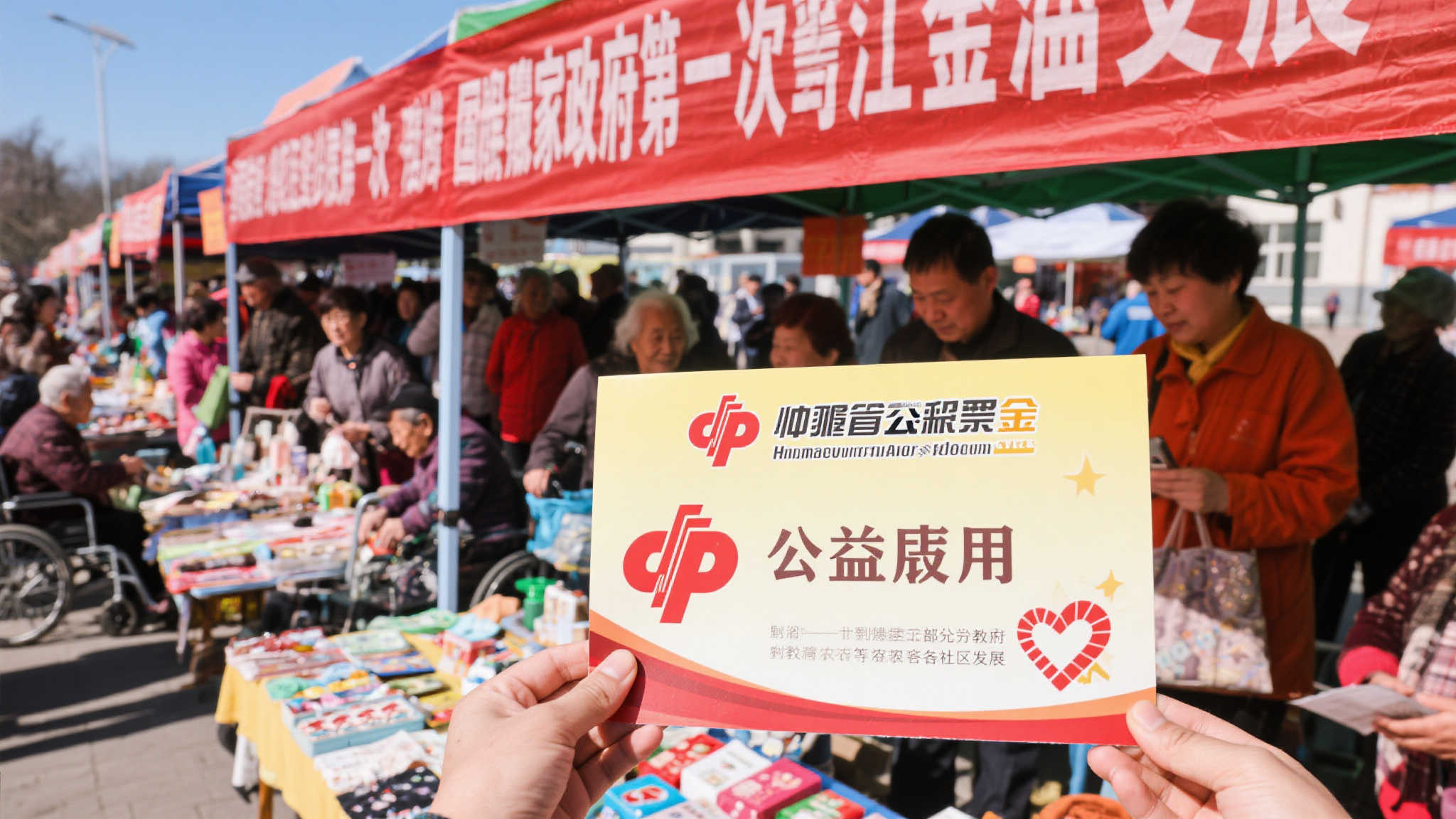 凝聚爱心力量 共建幸福龙江 福彩义卖温暖启航
